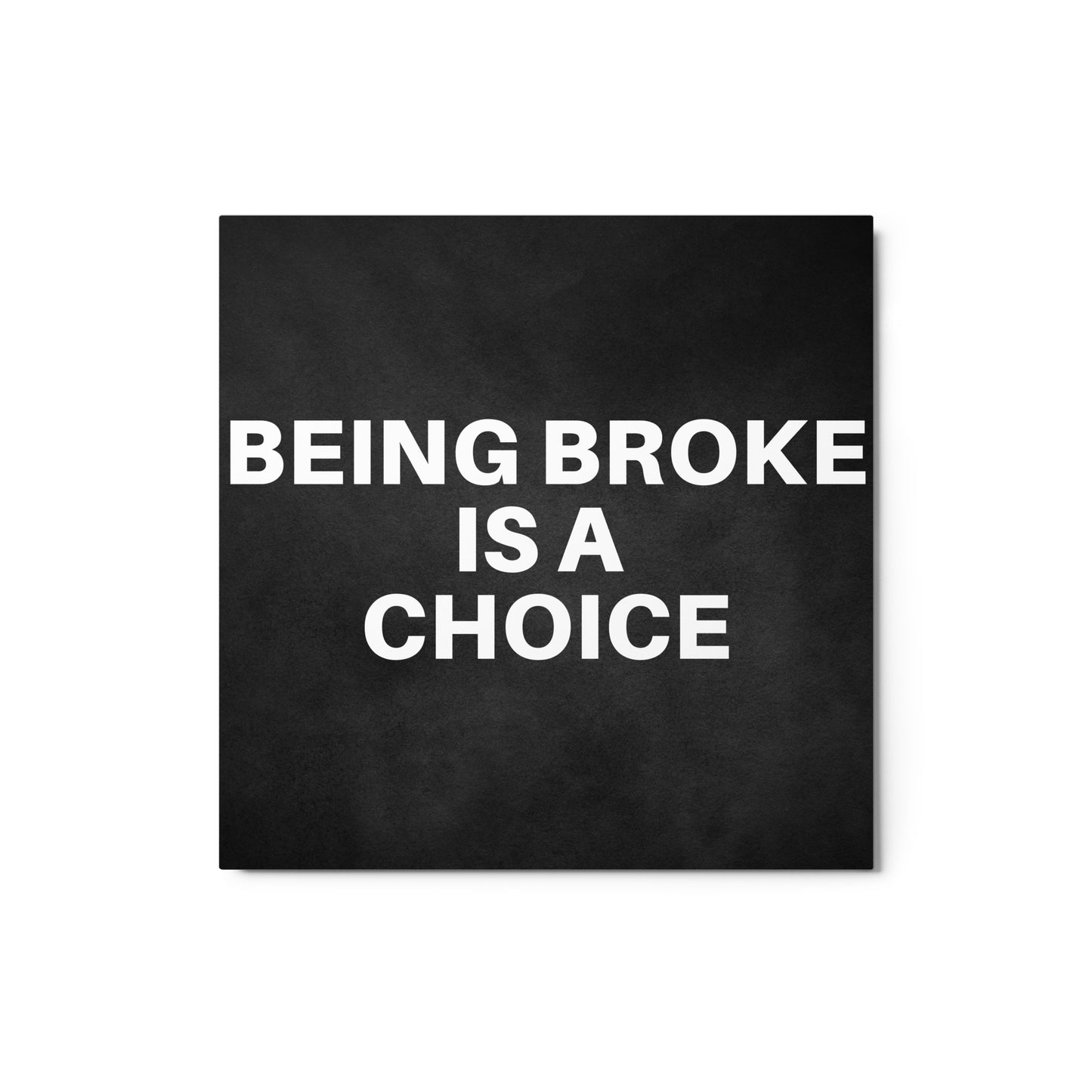 Being Broke is a Choice