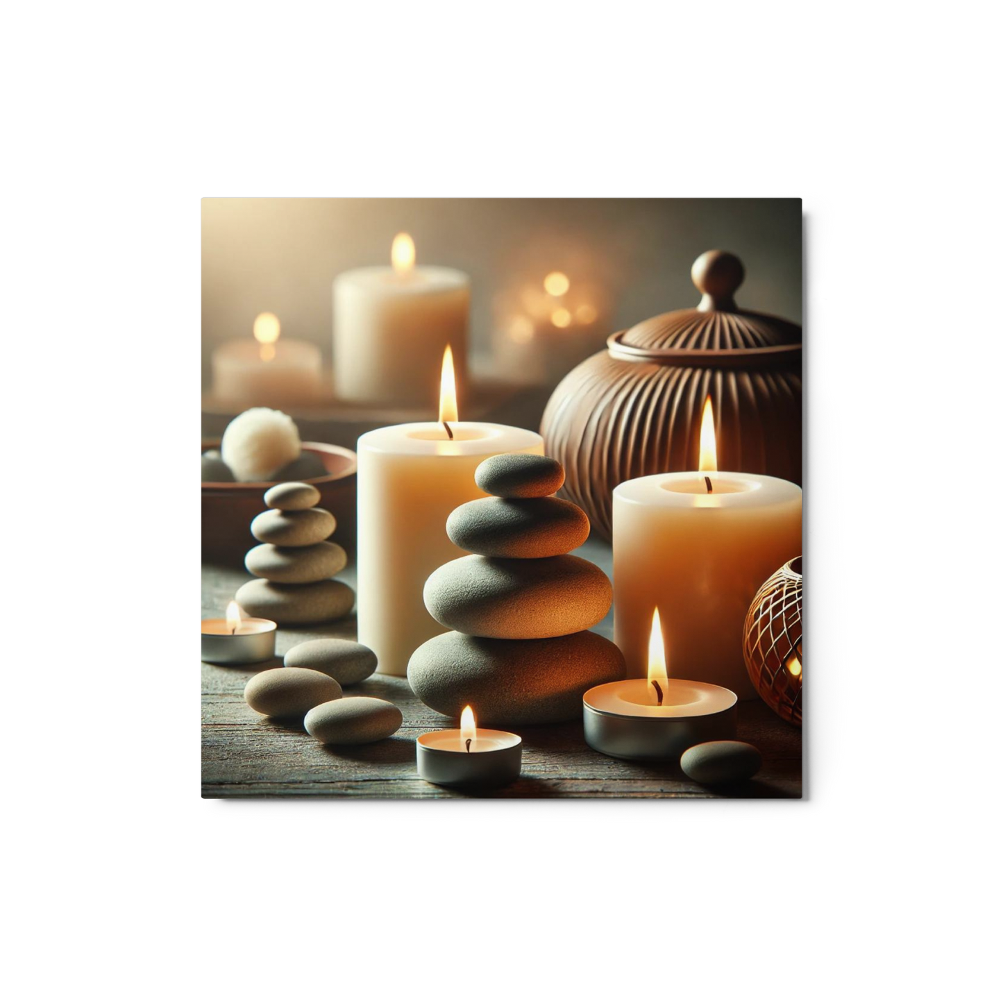 Aromatic Candles & Zen Stones