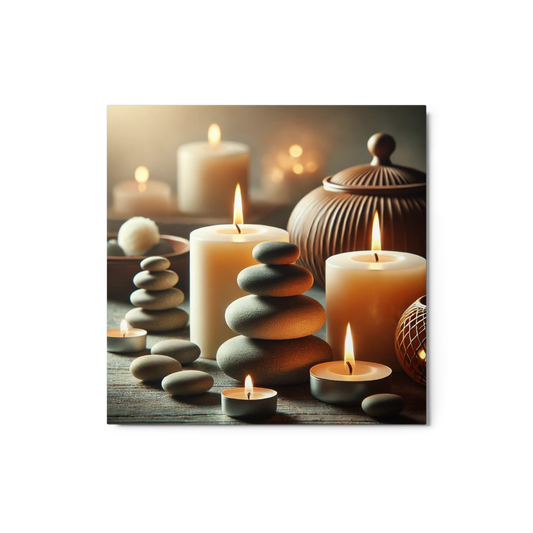 Aromatic Candles & Zen Stones