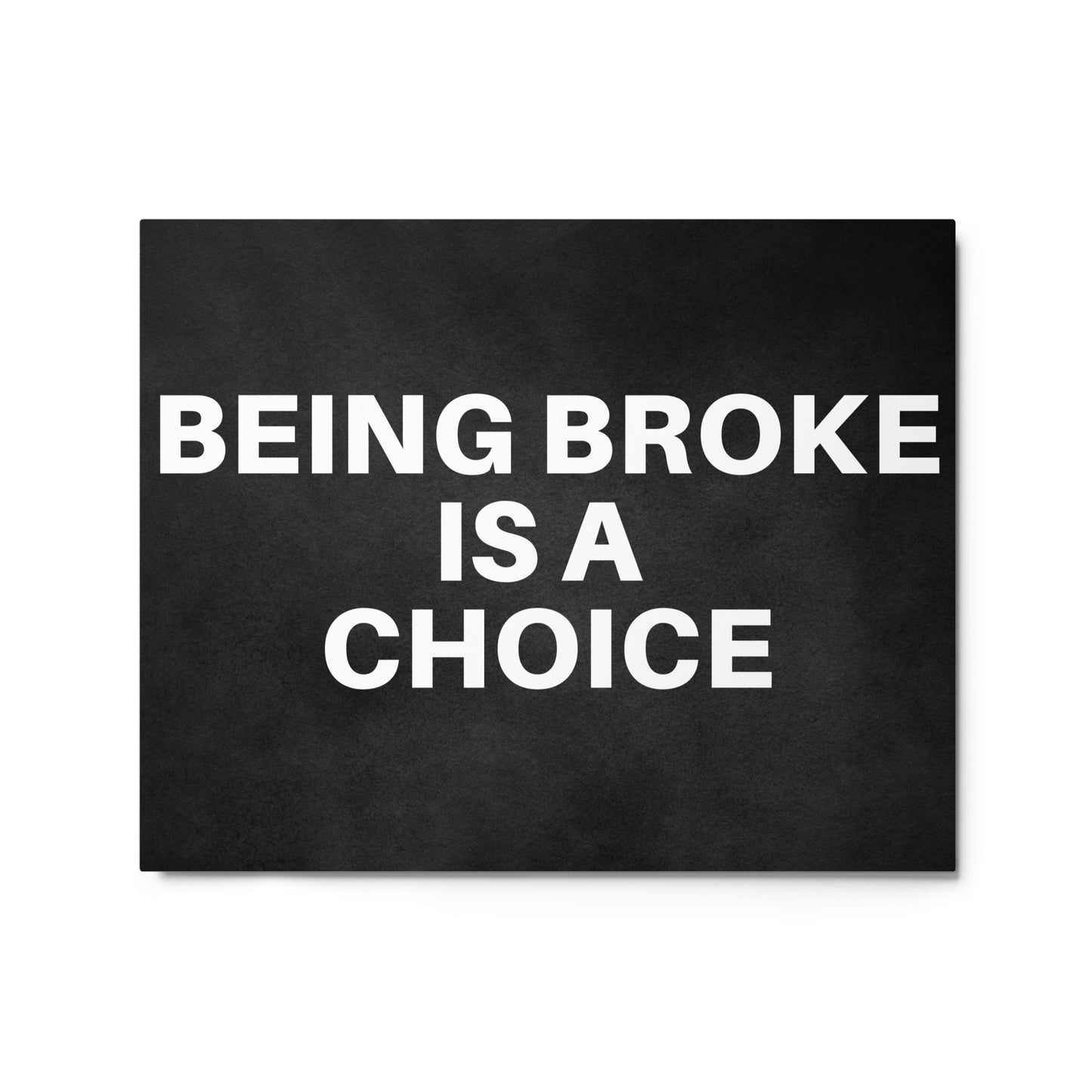 Being Broke is a Choice