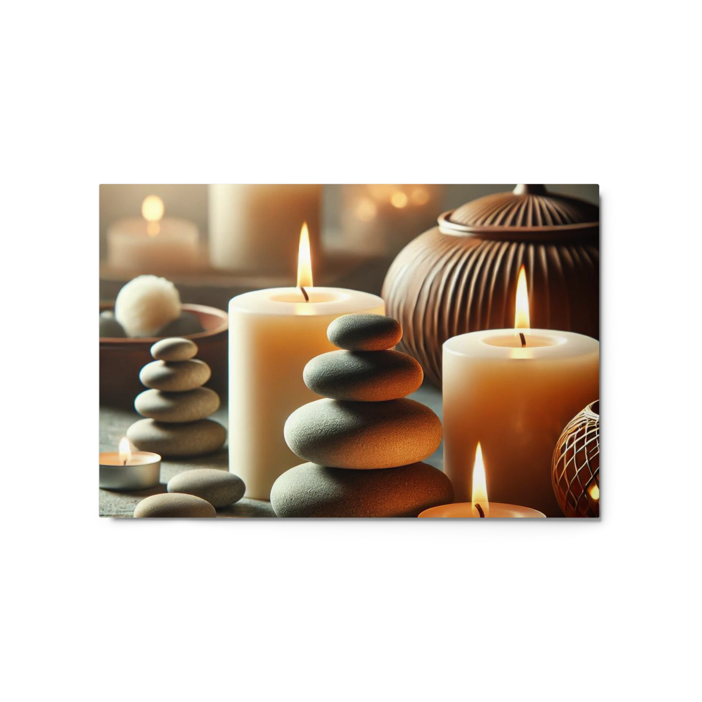 Aromatic Candles & Zen Stones