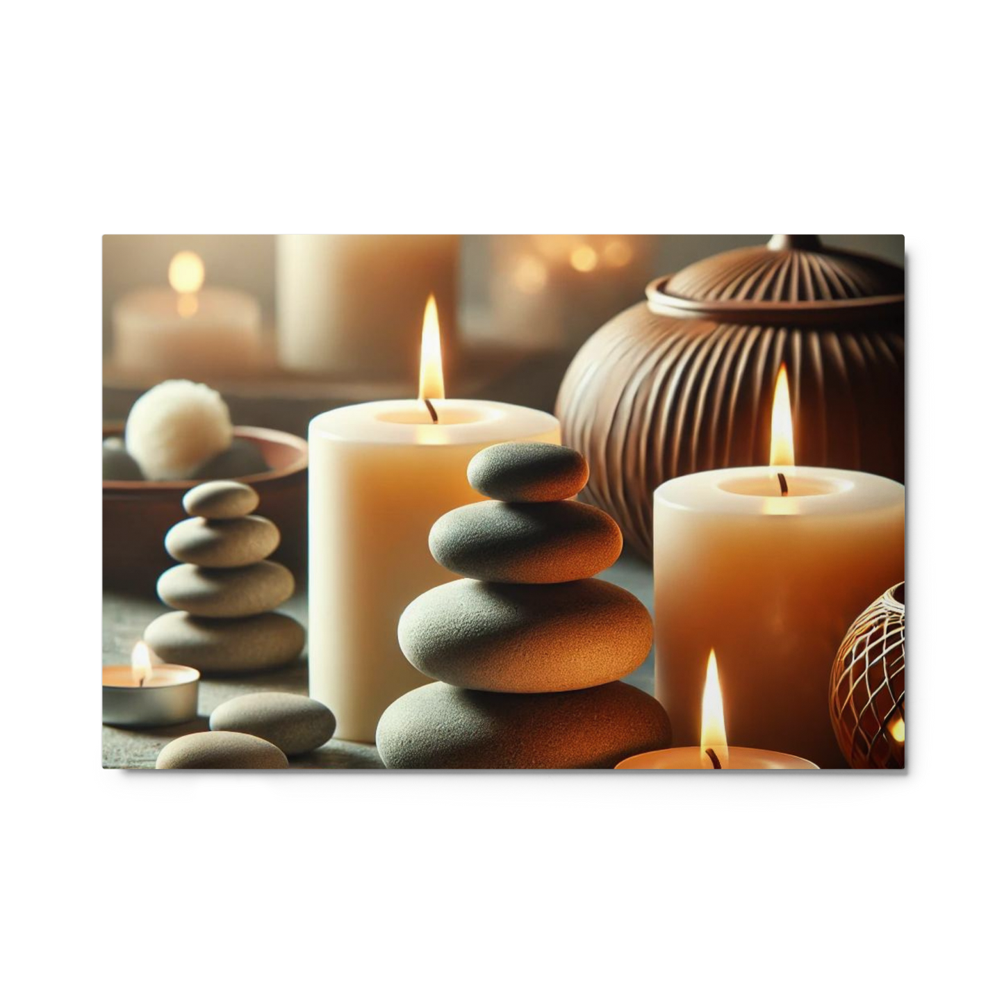 Aromatic Candles & Zen Stones